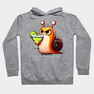 Angry Critters - Snail with a Margarita Hoodie